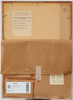 Henri de Toulouse-Lautrec, 'Silhouette de femme de dos'.