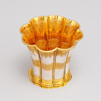 A 'Magrethebæger" silver beaker by Edvard Andersen, Denmark.
