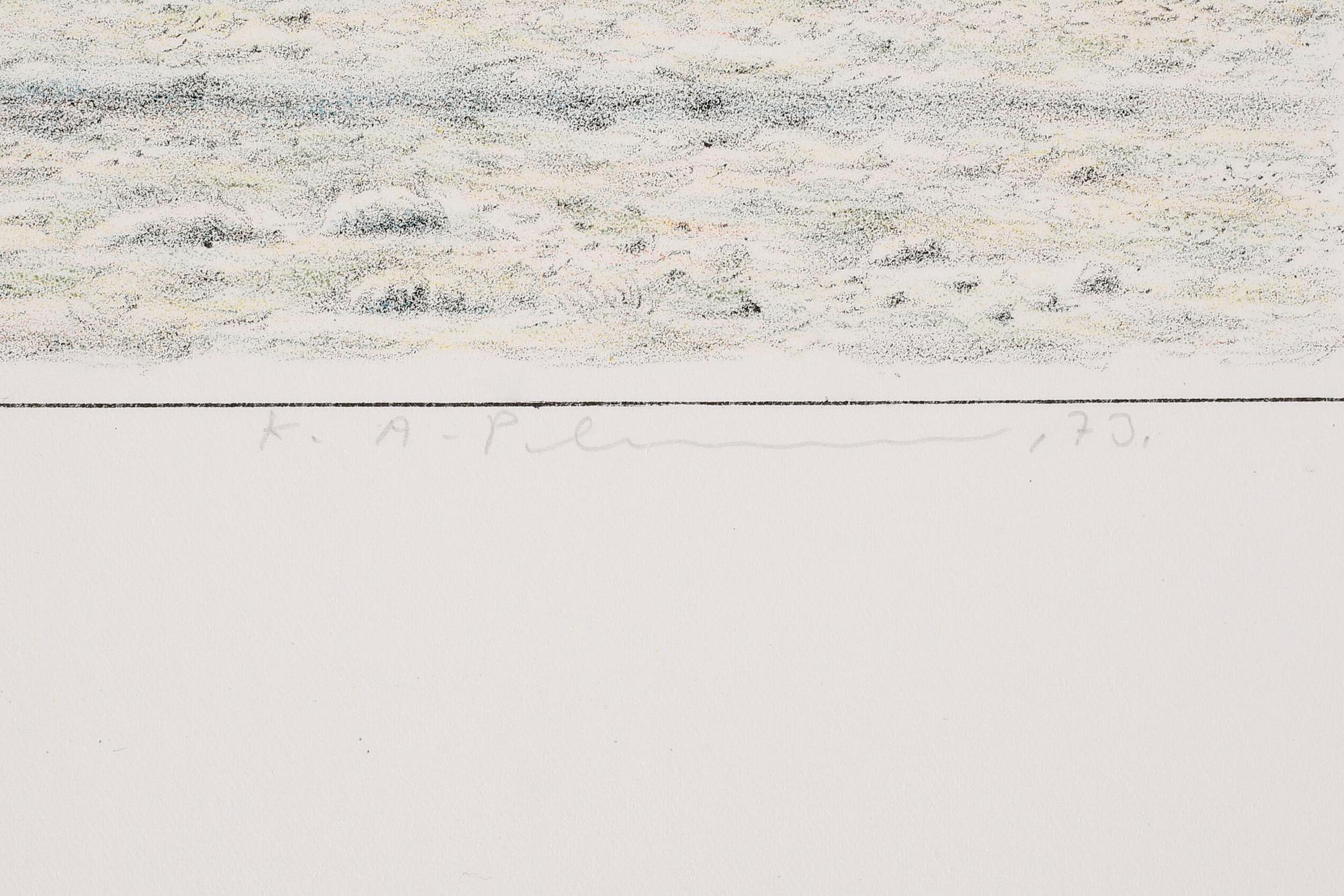 MAPP MED FÄRGLITOGRAFIER, 5 st, "Lito 30 1945 1975", numrerade 166/350.