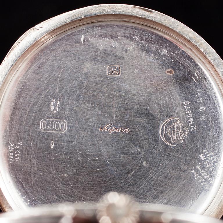 FICKUR, silver, Alpina, 1930-tal.
