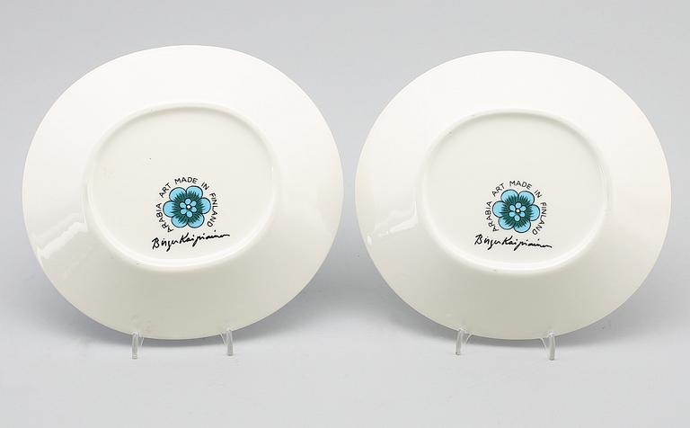 FAT, 1 par, porslin, Birger Kaipiainen, Arabia.