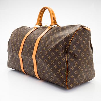 Louis Vuitton, a Monogram Canvas 'Keepall 55' bag.