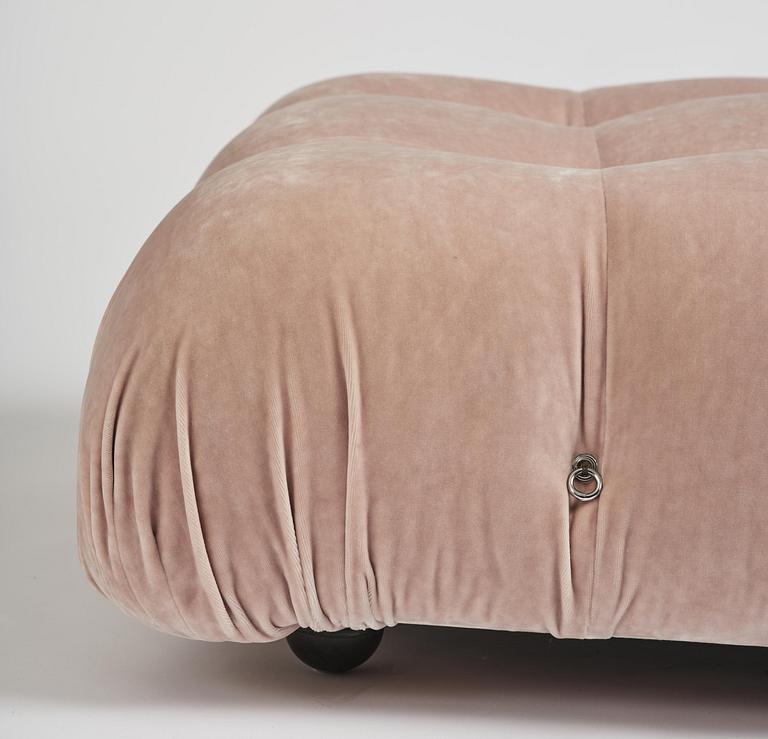 Mario Bellini, a pair of "Camaleonda" ottomans, B&B Italia, Italy, post 1970.