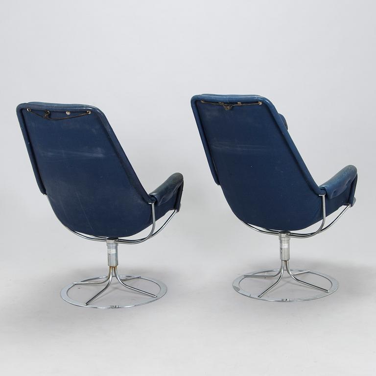 Bruno Mathsson, a pair of 'Jetson' armchairs, Dux, second half of the 20th century.