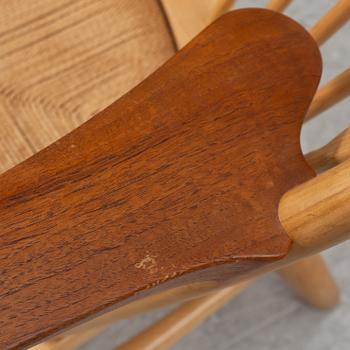 Hans J. Wegner, armchair, "Peacock chair", Johannes Hansen, Copenhagen, Denmark.