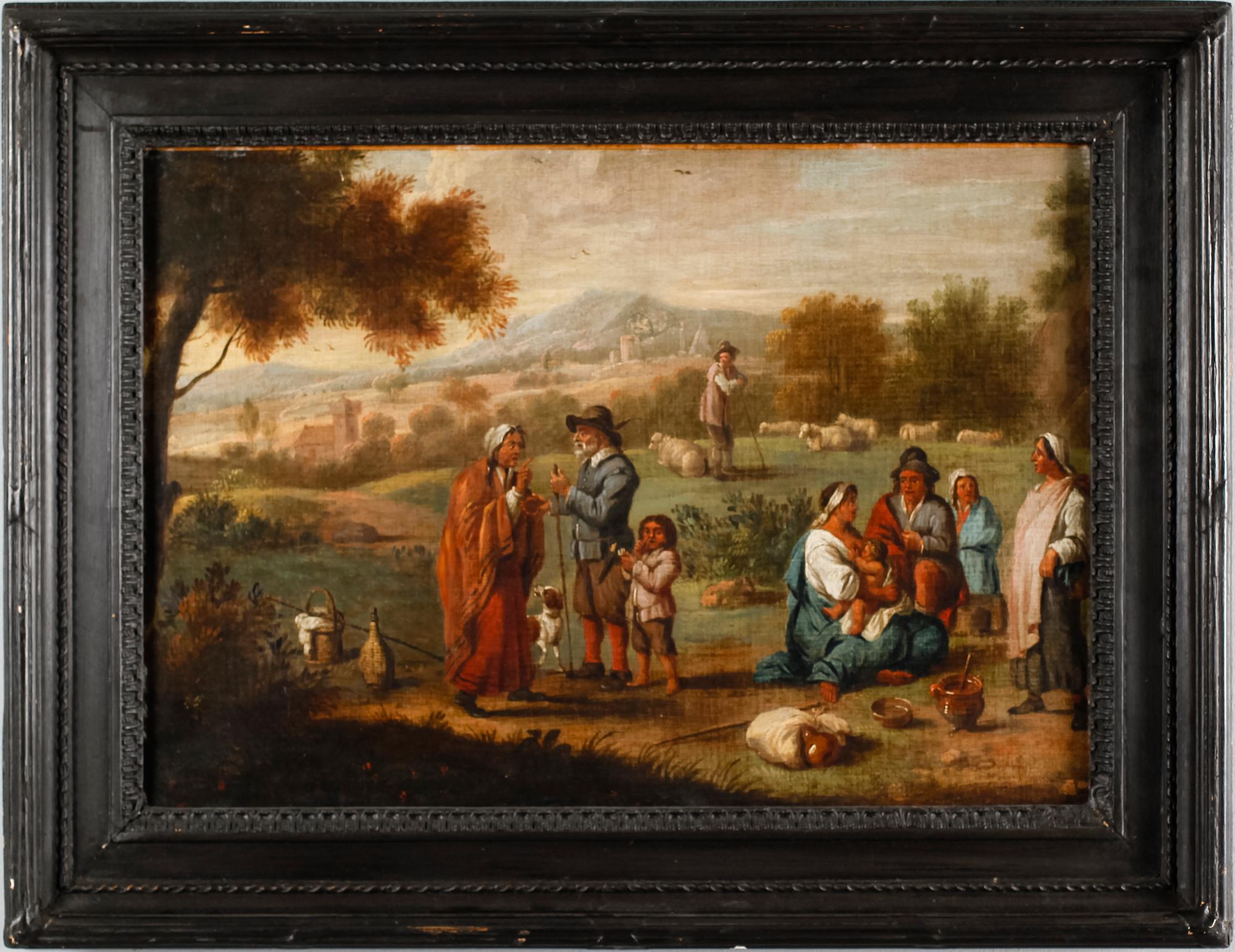 DAVID TENIERS D.Y, hans efterföljd,  olja på duk, 1600-/1700-tal.