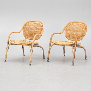 Mats Theselius, a pair of "Nätön" armchairs, IKEA ca. 2001.