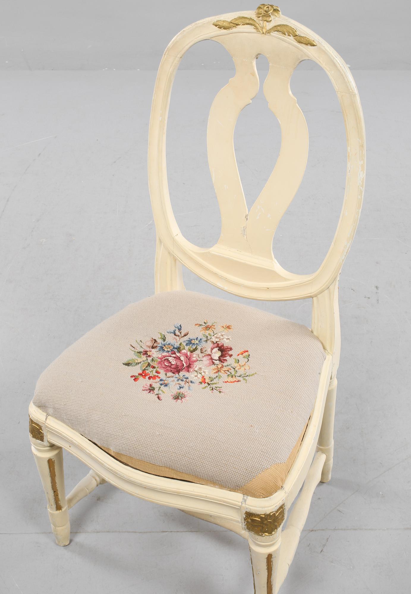 STOL, gustaviansk, 1700-talets andra hälft.