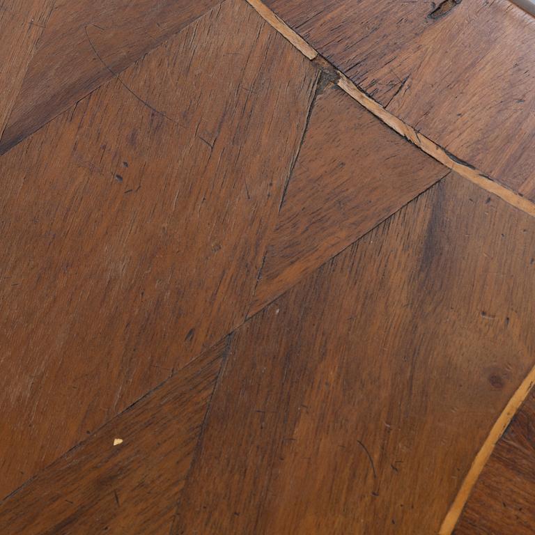 A Rococo chest of drawers, 18th century.