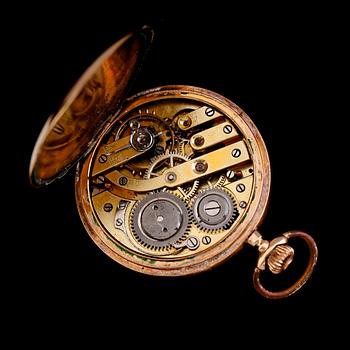 FICKUR, 14 k guld, savonett, 1900-talets första hälft.