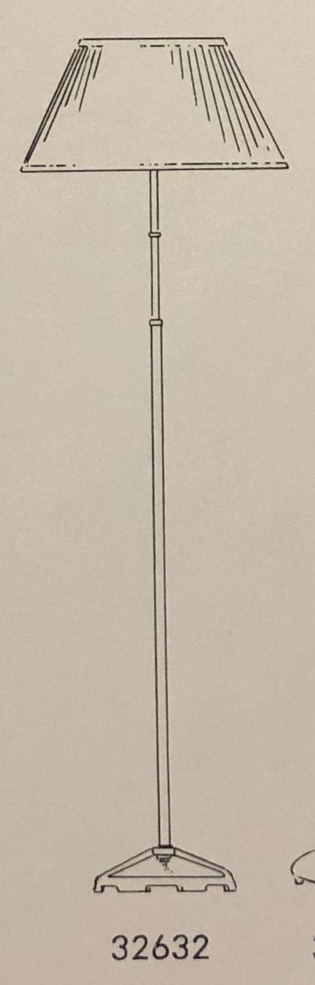 Bertil Brisborg, golvlampa, modell "32632", Nordiska Kompaniet, 1950-tal.