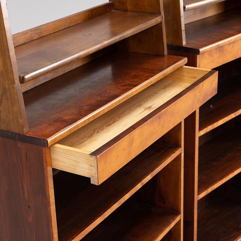 A pair of bookcases, 1930's/40's.