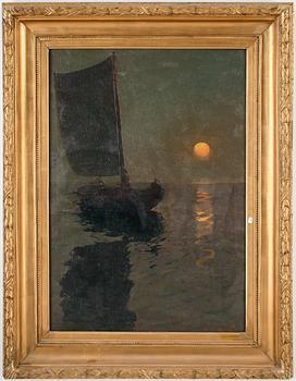 ARVID JOHANSON, olja på duk, signerad.