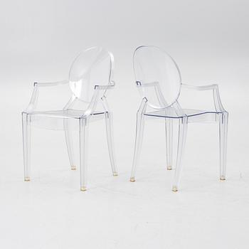 Philippe Starck, 9 armchairs, “Louis Ghost”, Kartell.
