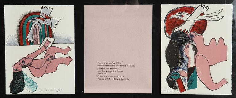BEVERLOO CORNEILLE, litografier, 8 st, sign o numr 11/50.