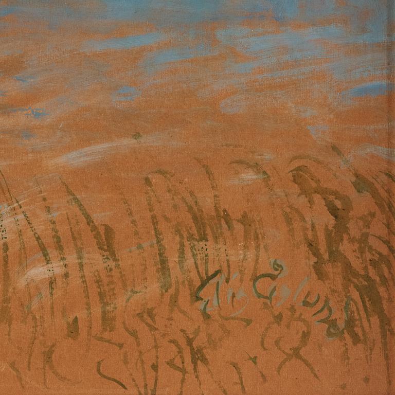 Elis Åslund, Borgholms slottsruin.