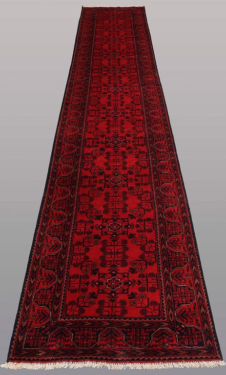 A RUNNER, Afghan s.k                         " Khan Mohammadi " 487 x 78 cm.