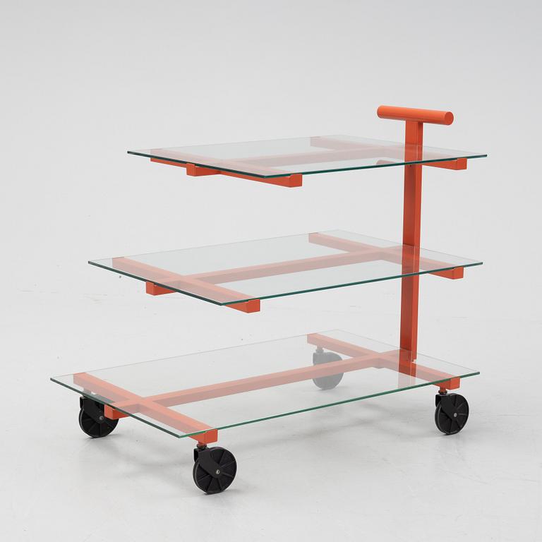 A model 691 tea trolley by Josef Frank for Firma Svenskt Tenn.