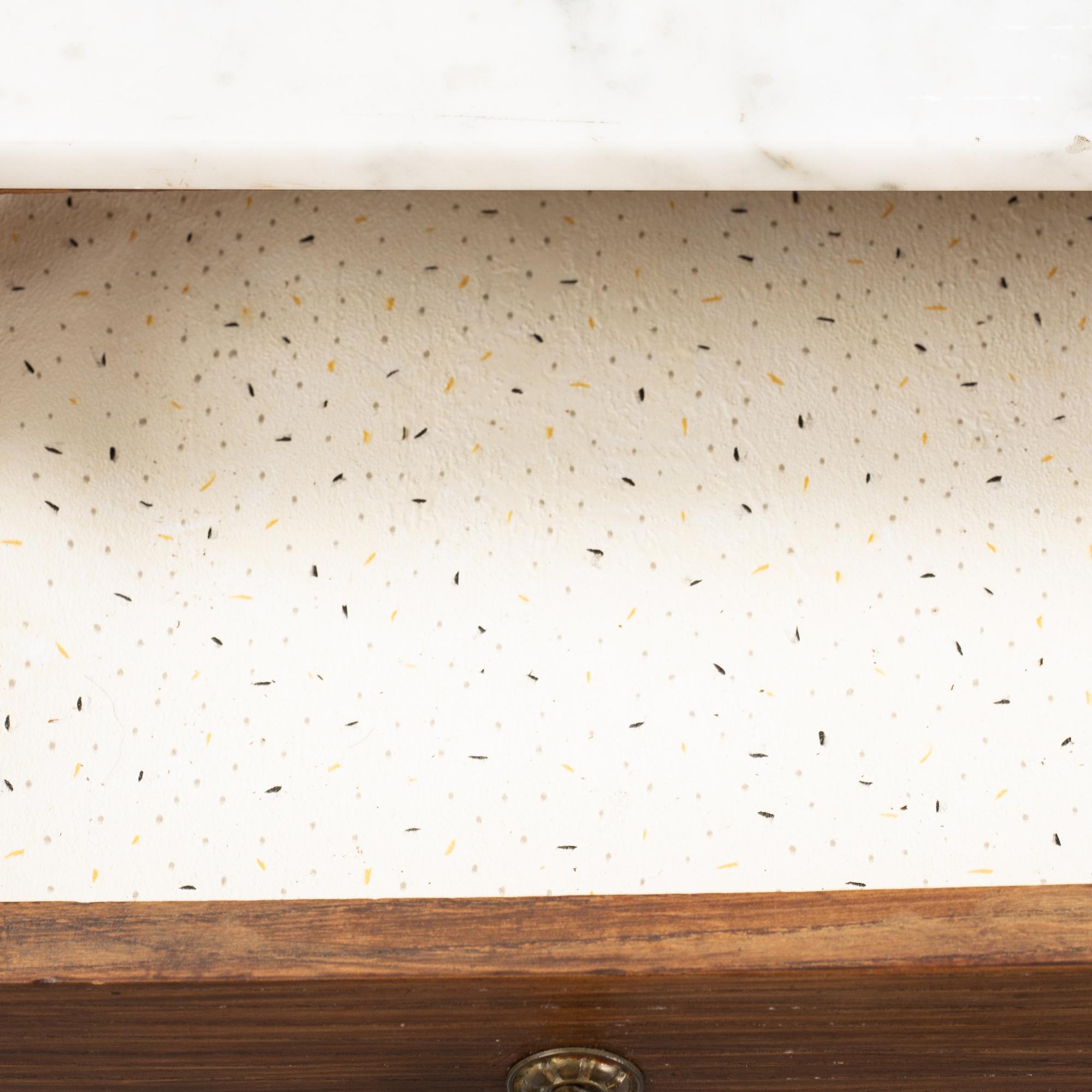 A pair of early 20th Century bedside tables.