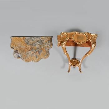 KONSOLBORD, rokokostil, 1800-tal.