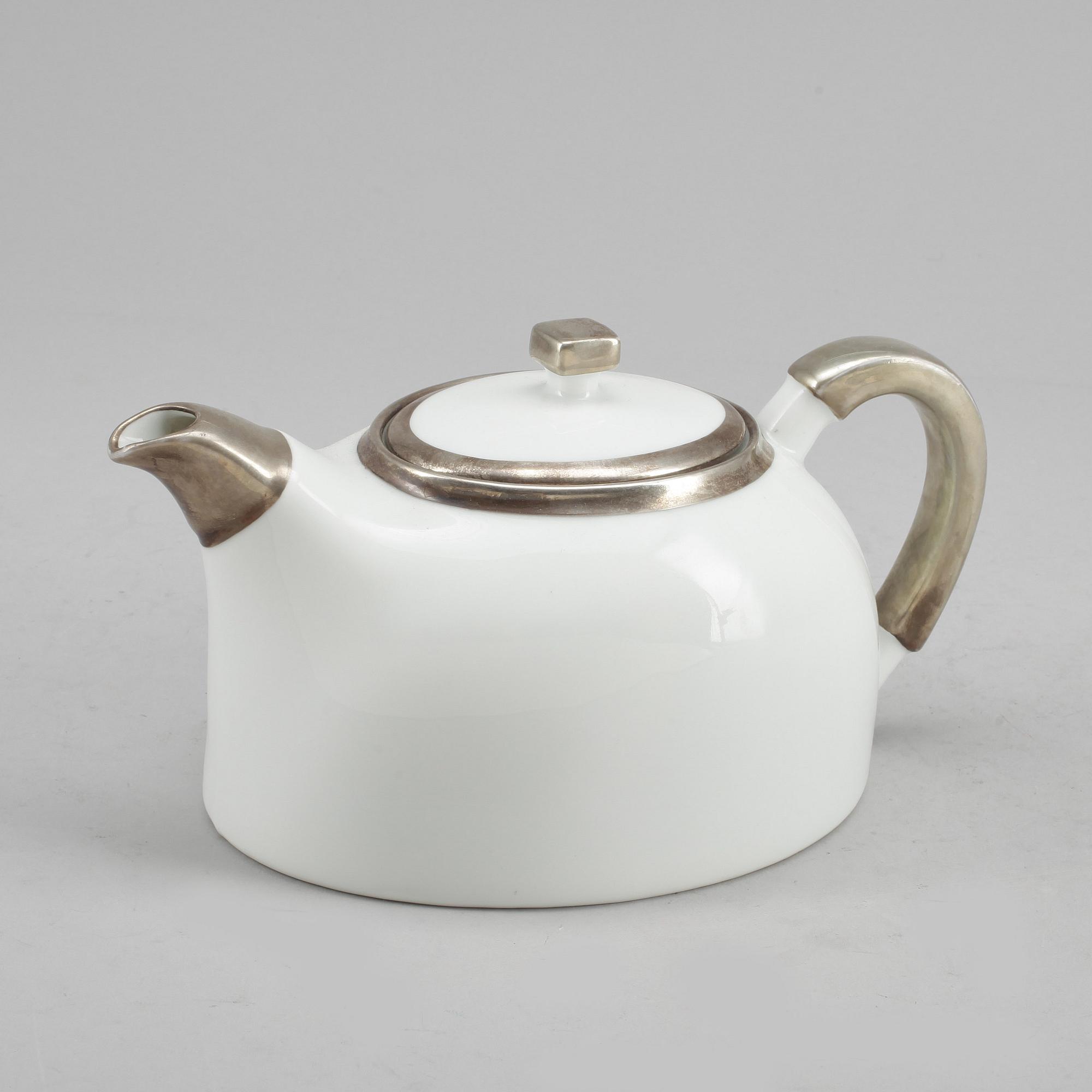 TEKANNA, porslin, Edward Hald, Karlskrona 1925-33.