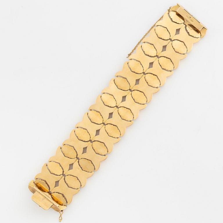 Bracelet, 18K gold, Italian mark.