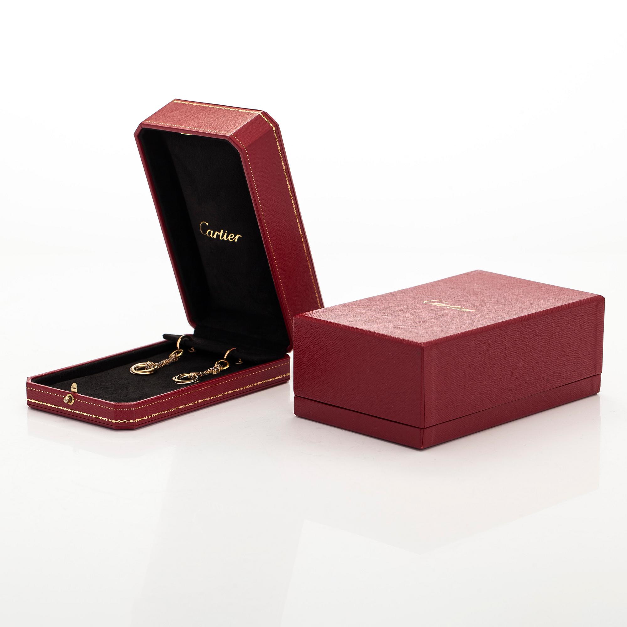 Cartier, Örhängen, "Trinity", 18K guld.