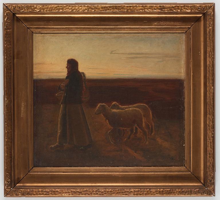 Michael Ancher, MICHAEL ANCHER, oil on canvas, signed m.a and dated -02.