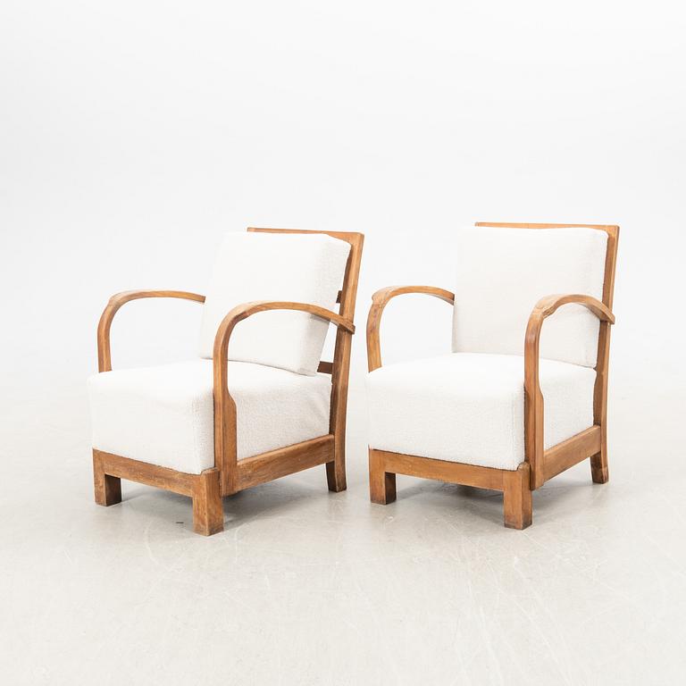 Fåtöljer ett par Art Deco 1900-talets första hälft.