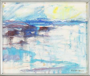 ELVINE OSTERMAN, olja på duk, signerad.