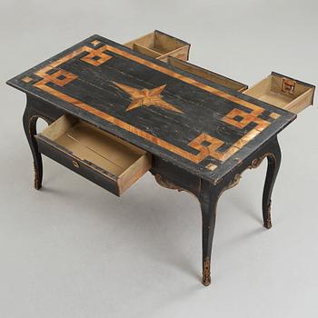 A Swedish Rococo 18th century writing table.