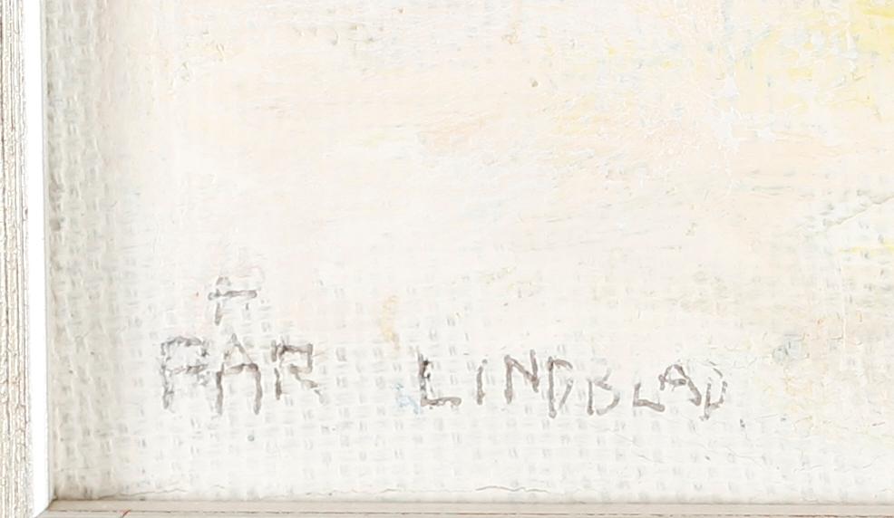 PÄR LINDBLAD, olja på duk, signerad.