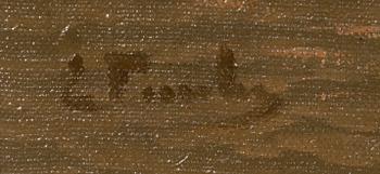 EUGEN TAUBE, oil on canvas, signed.