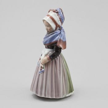 FIGURIN, porslin, Dahl Jensen, omkring 1900-talets mitt.