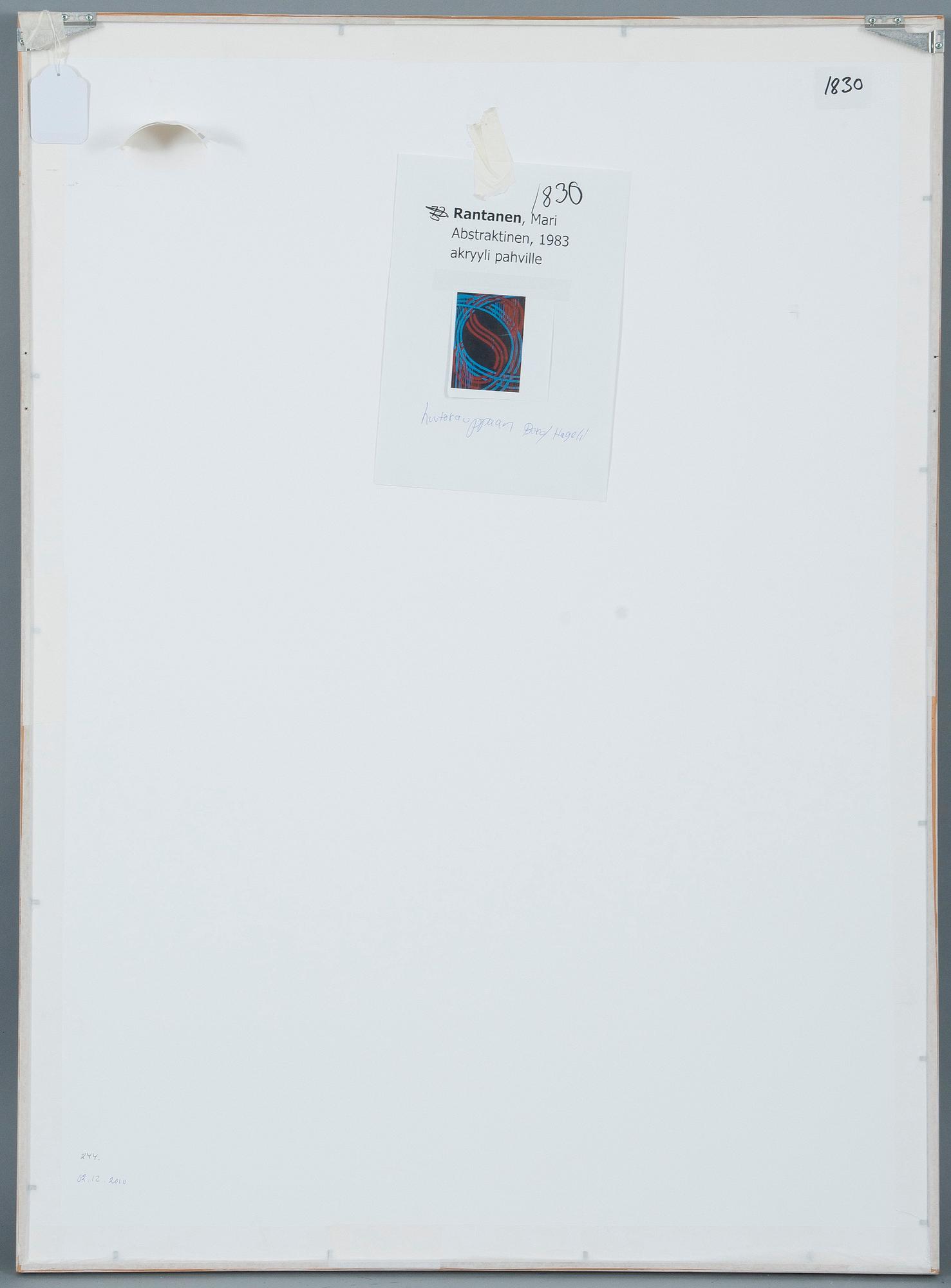 Mari Rantanen, "ABSTRAKT".