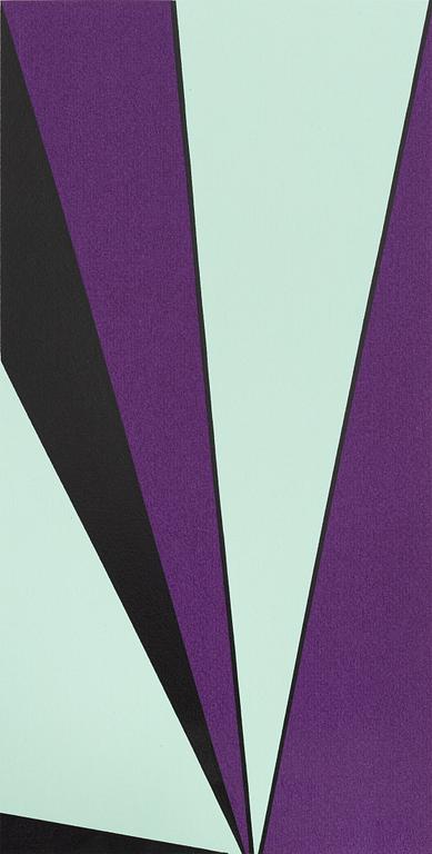 Olle Baertling, färgserigrafi, 1964-68, signerad 59/300.