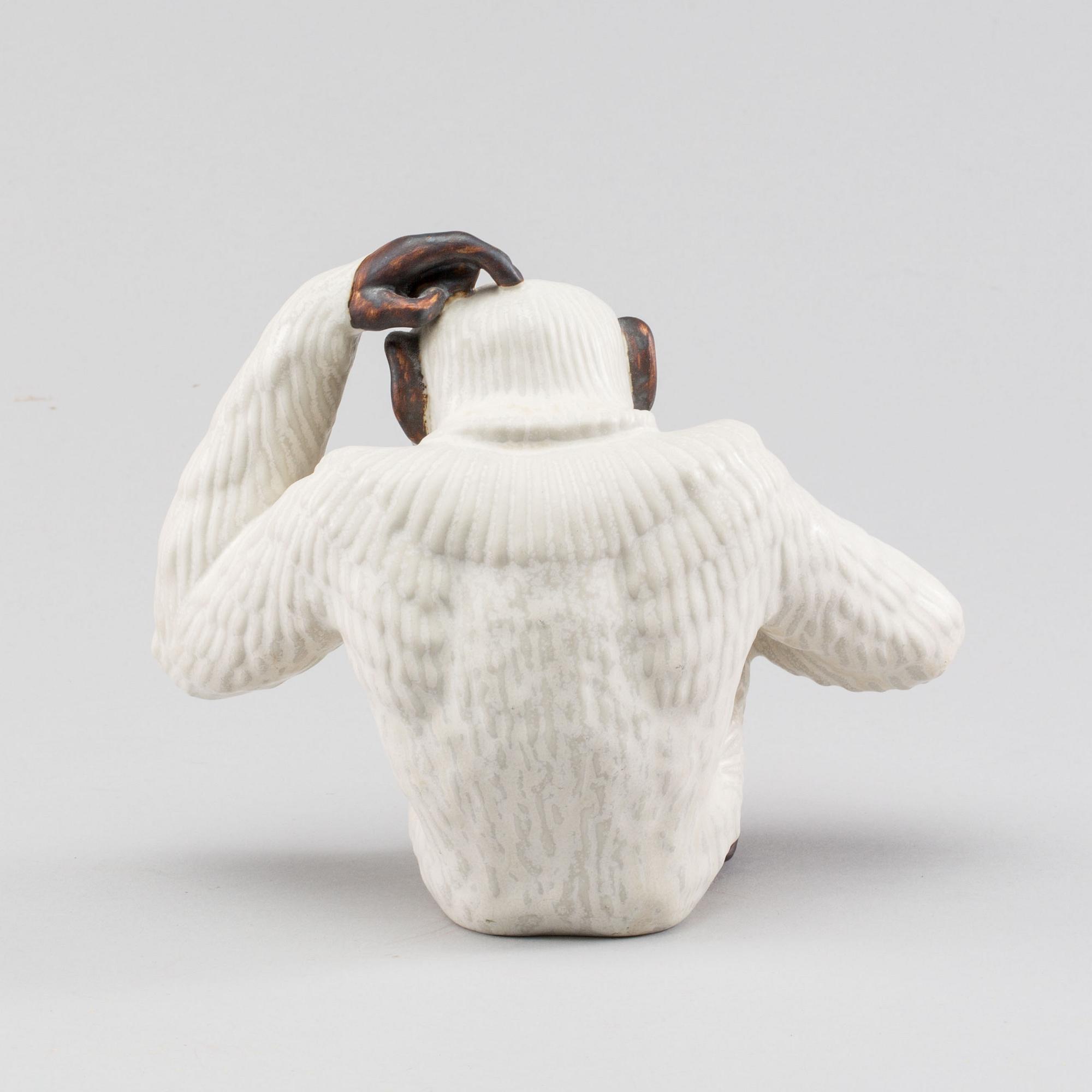 FIGURIN/APA, stengods. Gunnar Nylund, Rörstrand.