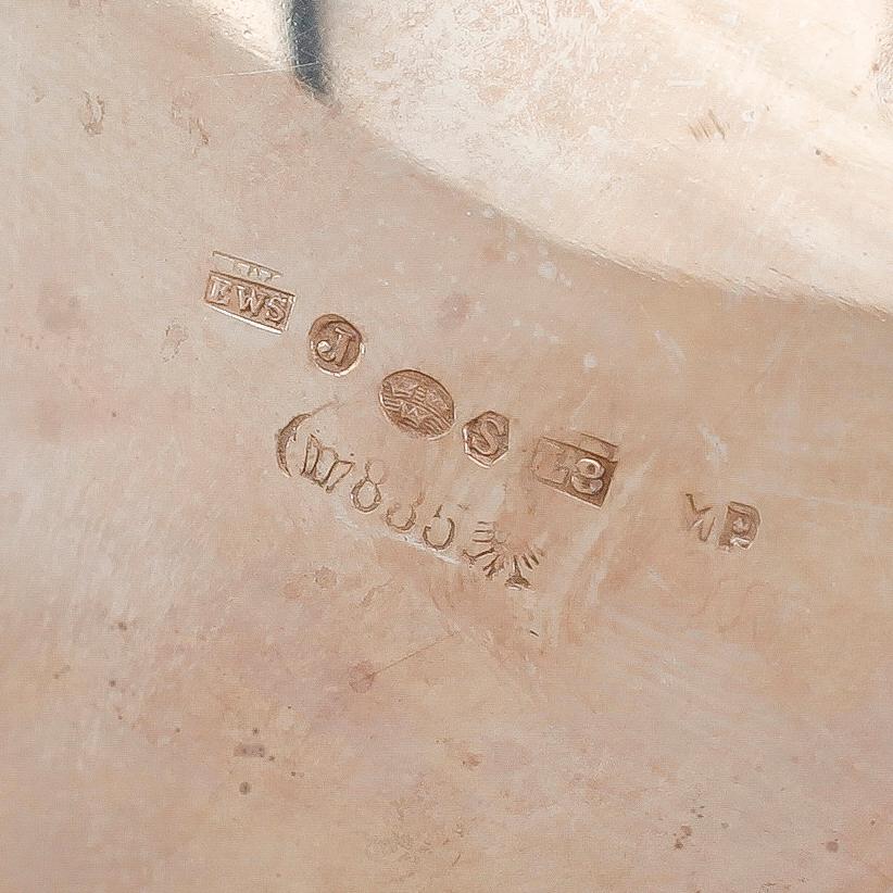 KAFFESERVIS, 3 delar, silver, 1937. Vikt ca 622 gram.