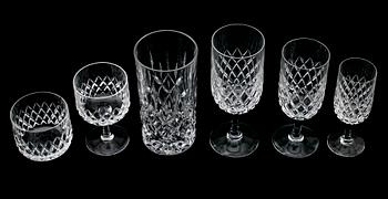 SERVISGLAS, 29 + 4 delar, 1900-talets andra hälft.