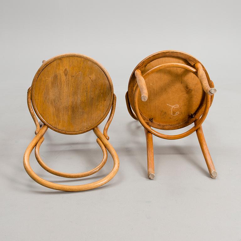 TWO RUSSIAN EARLY 20TH CENTURY CHAIRS.