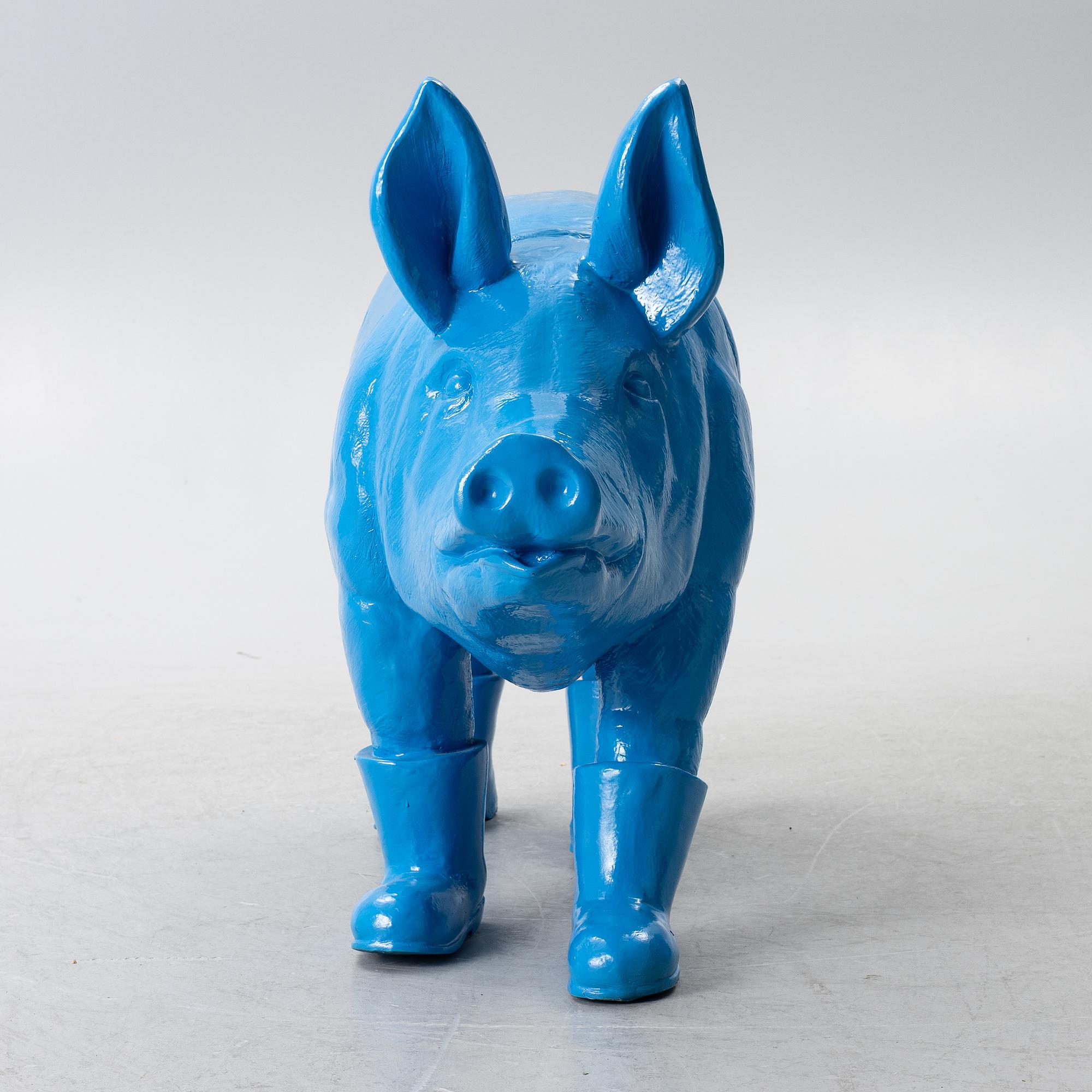 William Sweetlove, "Cloned blue father pig" (Blue).
