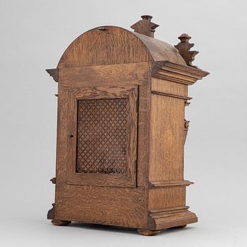 A mantle clock, Lenzkirch, Germany, late 19th century.