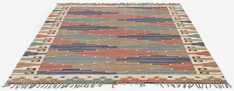 Märta Måås-Fjetterström, a 'Blå heden' carpet , flat weave, c. 303 x 202 cm, signed AB MMF.