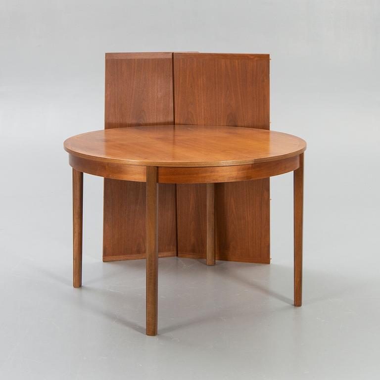 A 1960/70s walnut dining table from Skaraborgs.