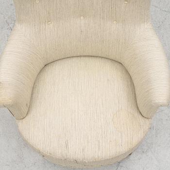 Carl Malmsten, a 'Marino' armchair, second half of the 20th Century.