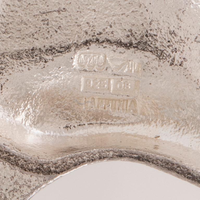 Björn Weckström, örhängen "Punk" silver Lapponia 1991.