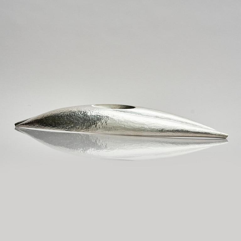 Tapio Wirkkala, a silver bowl, model TW9, marked TW, Kultakeskus, Hämeenlinna 1978.
