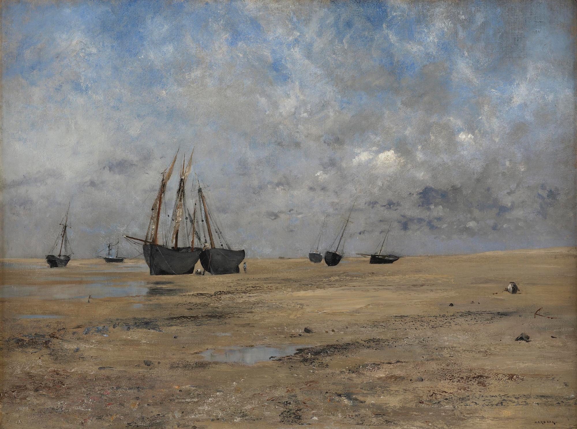 August Hagborg, Low tide, Normandy.