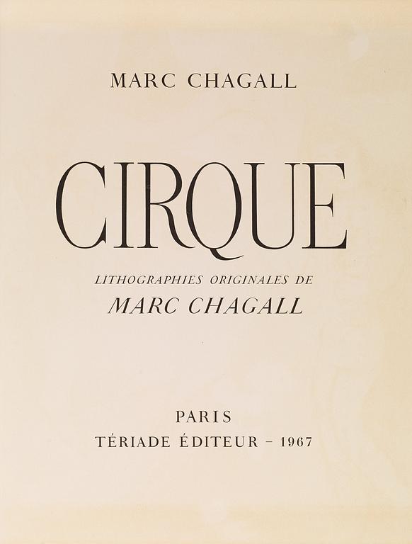 Marc Chagall, "Frontispice" from "Le Cirque".