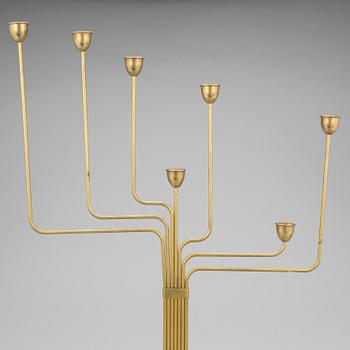 A Piet Hein brass chandelier "Ursa Major".